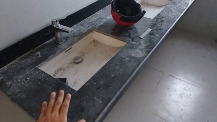 Cách lắp đặt lavabo âm bàn cho phòng tắm